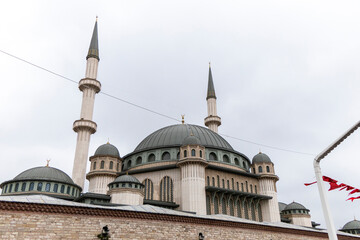 Fototapeta na wymiar Taksim Mosque View in Istanbul, Turkey