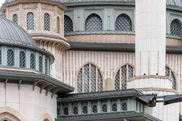 Fototapeta na wymiar Close up Taksim Mosque View in Istanbul, Turkey