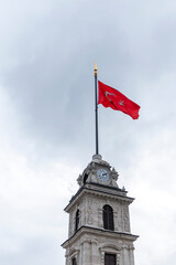 Tophane-i Amire Sanjak Tower in Istanbul, Turkey