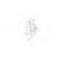 Naklejka premium Glass debris isolated transparent background 3d rendering