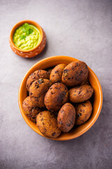 Millet Vada or cutlet is a variation of regular vada made with combination of urad dal and millets