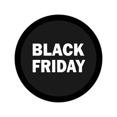 Black Friday icon for advertising, banners, leaflets and flyers