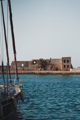Ruins at Chania Old Town Harbour