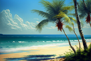 Fototapeta na wymiar Escape to Paradise: Beach Holiday