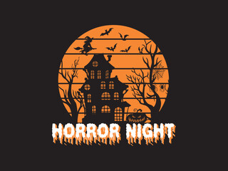 Halloween, California, Retro design  