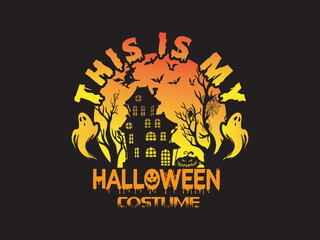 Halloween, California, Retro design  