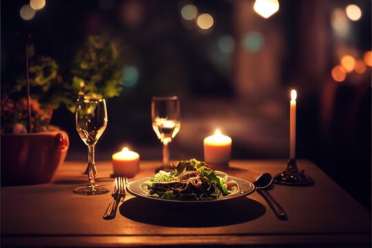 Christmas Dinner Table Setting