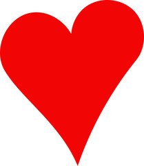 An abstract transparent heart shape design element.