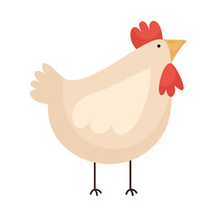 cartoon chicken icon