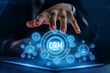 CRM Customer Relationship Management concept