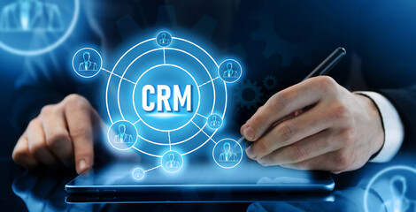 CRM Customer Relationship Management concept