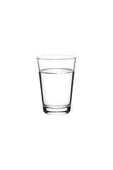 Fresh water in liquor glass