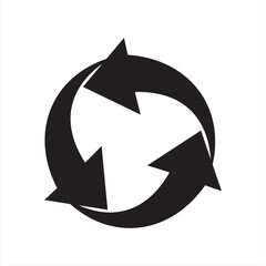 recycle arrow icon symbol sign vector