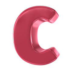 Latter And Number 3D RED