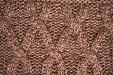 Organic knitting texture with macro woven threads.