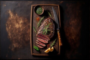 Digital illustration about meat.