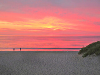 Sunrise on Topsail Island, North Carolina. 
