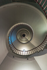 spiral staircase in a building