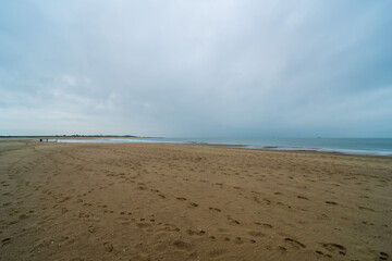 The beach at the Verdronken Zwarte Polder, the Netherlands
