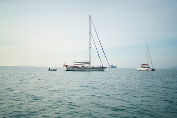 Fototapeta premium sailboat in the sea