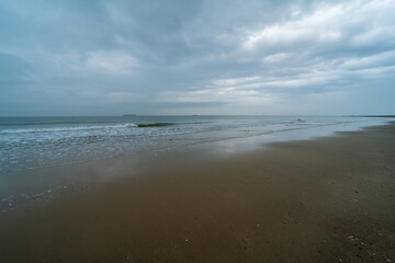 The beach near Cadzand, the Netherlands 