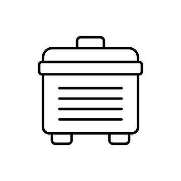 recommend clip art: rice cooker icon. outline icon