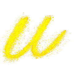 Lowe Case Gold Glitter Alphabet u © BooPanida