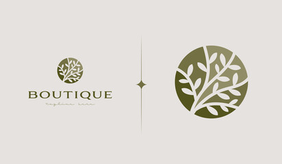 Leaf Plant Flower Monoline. Universal creative premium symbol. Vector sign icon logo template. Vector illustration