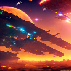 Future Space Ship War