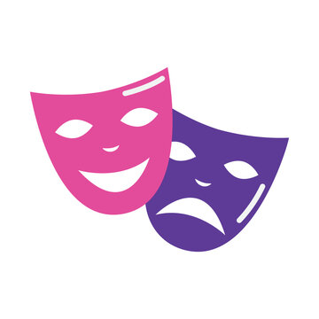 theater masks icon
