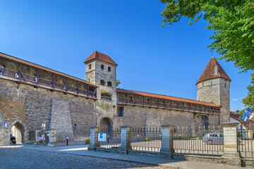Obraz premium City wall of Tallinn, Estonia