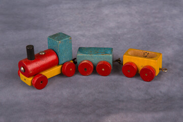 Fototapeta premium alte Holzeisenbahn