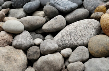 Fototapeta na wymiar Rocky Expressions - Rocks and pebbles