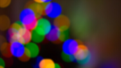 Glowing Multi-Color Light Textured Background