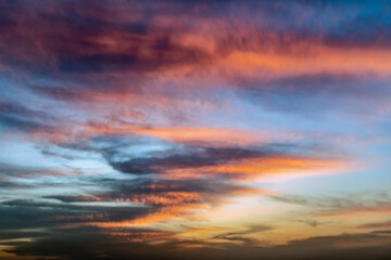 Hintergrund aus abendlichen Sonnenuntergang 