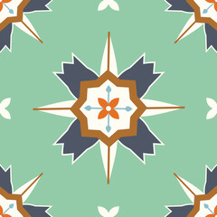  Seamless pattern. With a large pattern. Vector graphic.	