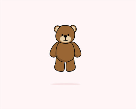 Naklejka teddy bear cartoon