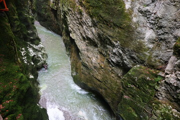 The gorges of Fier are very narrow and deep gorges in Haute-Savoie just next to Annecy