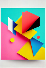 Abstract colorful shapes 