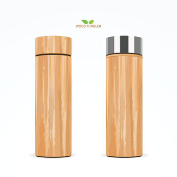 The Bamboo Tumbler. Isolated Vector Illustration