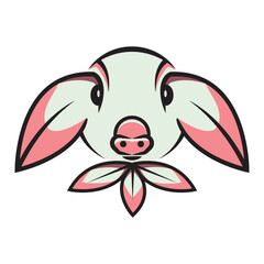 This logo is a great way to show off your love of all things pork.