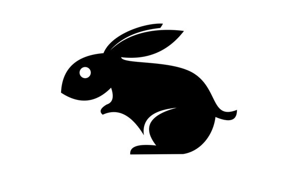 rabbit vector cute logo