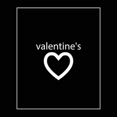 Happy valentines quotes design vector file 