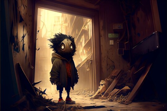 Generative AI render of a monster