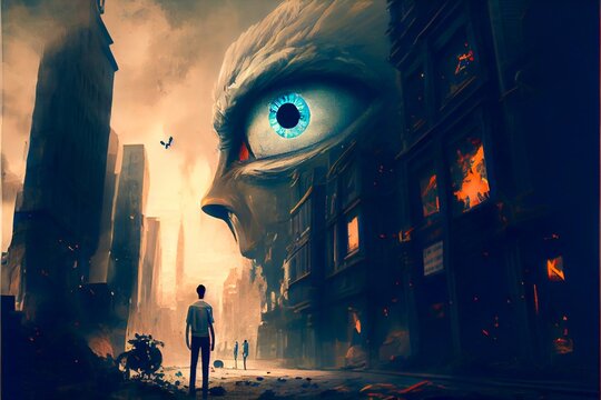 Generative AI abstract render of a mental disorder