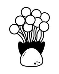 enokitake mushrooms icon
