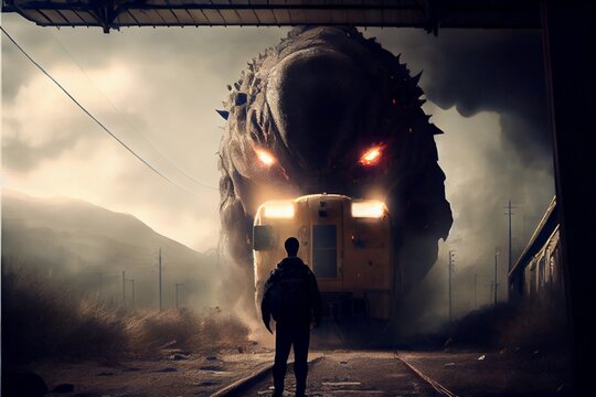 Generative AI render of a monster