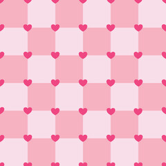 seamless pattern with hearts