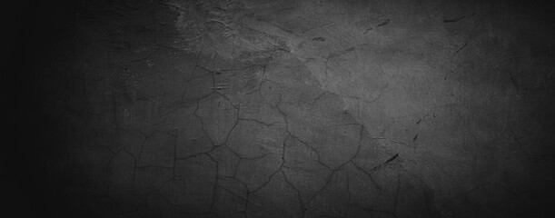 Abstract black grunge wall texture background