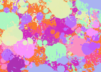 abstract background with splashes